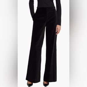 7 For All Mankind Tailored Modern Dojo High Wasted Flare Velvet Pants